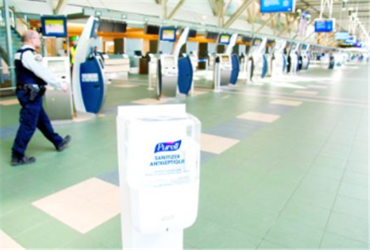 皮尔逊国际机场加强筛检 改善消毒及清洁设施防疫