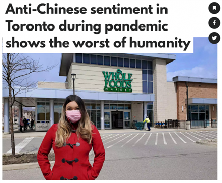 万锦华人女孩泪诉：超市排队被骂“滚出队伍”！