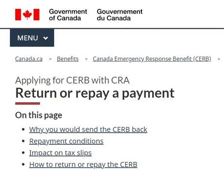 CERB退款渠道开放了！错领的人赶紧去退 别惹麻烦