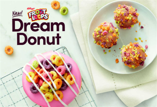 Tim Hortons推出新品甜甜圈，五彩果味超丰富！
