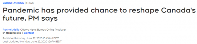 疫情引发四大巨变！加拿大总理发出一个信号！