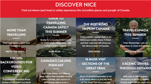 加拿大旅游局推出包含疫情信息的崭新旅游指南网站