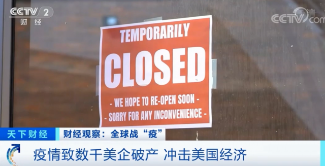 美国超3600家企业申请破产
