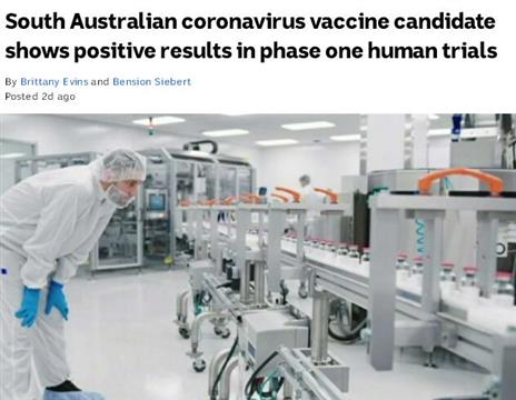阿德最新新冠病毒疫苗人体试验效果良好