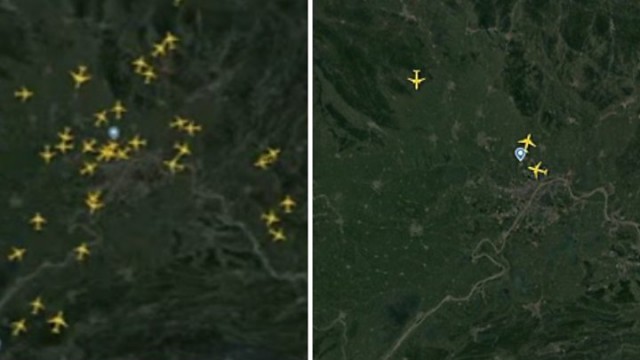 飞机坟场：航空业不景气造就沙漠奇景