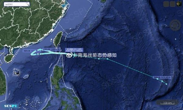 美军机疑再挂虚假电码抵近侦察广东