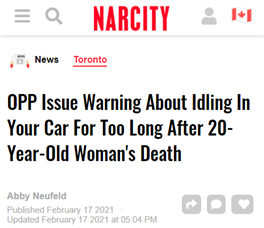 女司机被发现死在车里！加拿大警方紧急通告：家里有车的都要小心！