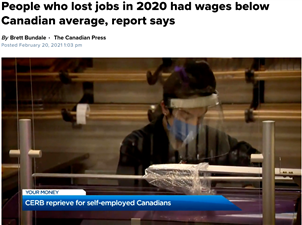 越穷越见鬼！加拿大2020年失业来自低收入一族