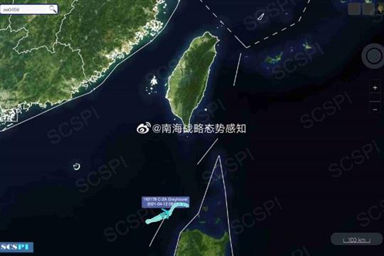 美航母南海最新位置披露 解放军海军练兵