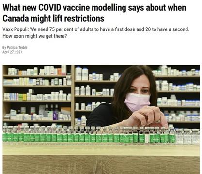 确切日期有了！6月6日加拿大可群体免疫