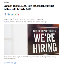 加拿大“用人荒”加剧！这个省至少120万岗位缺人