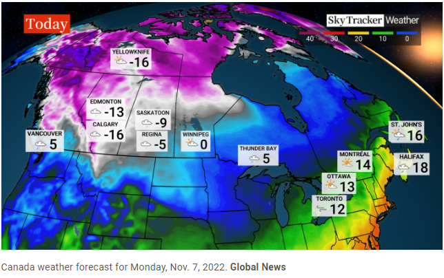 东部高温西部降雪 加拿大的天气接下来会怎样？