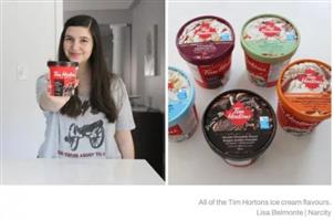 Tim Hortons冰淇淋上市，五种口味！
