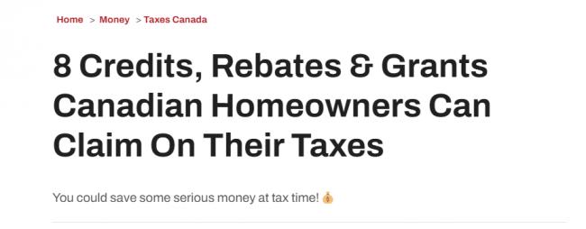 加拿大购房新增福利生效！细数8项补贴及免退税